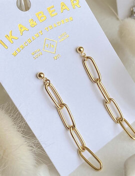 Pika & Bear Montmarte Chain Drop Stud