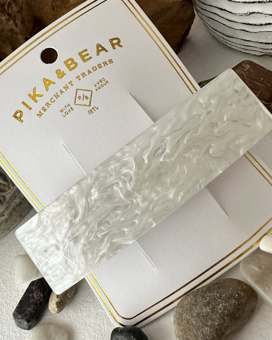 Pika & Bear Marcia Acetate Resin Hair Clip
