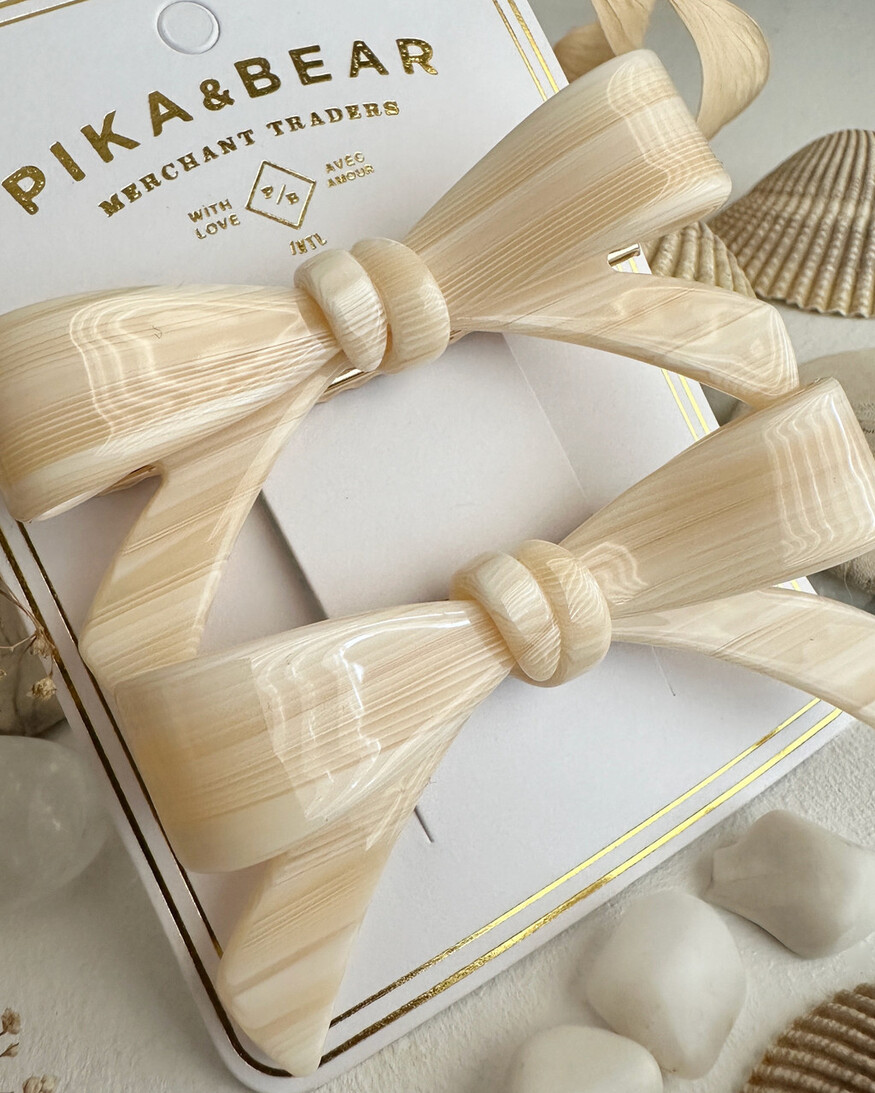 Pika & Bear Zooey Bow Hair Clips