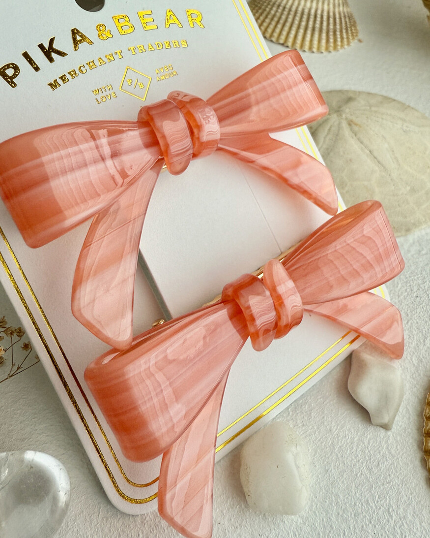 Zooey Bow Hair Clips