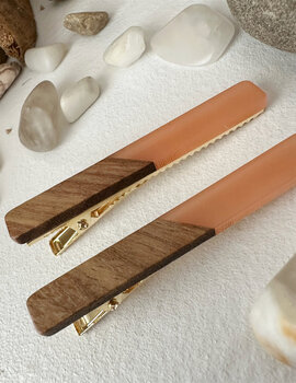 Simone Wood/Acetate Hair Clip Simone Wood/Acetate Hair Clip