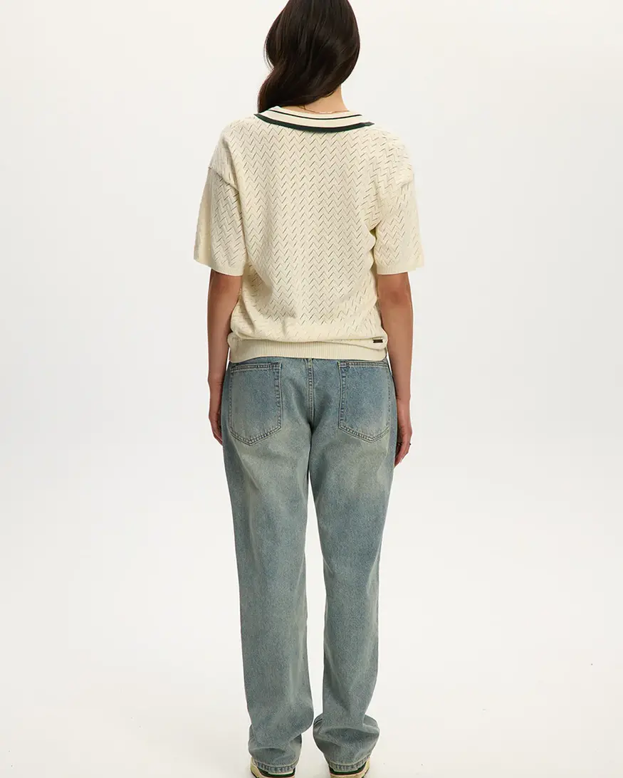 Kuwalla Knit Zip Polo