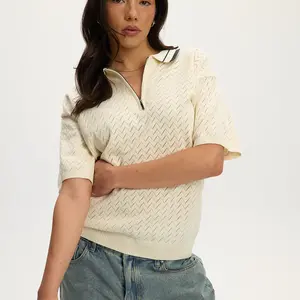Kuwalla Knit Zip Polo