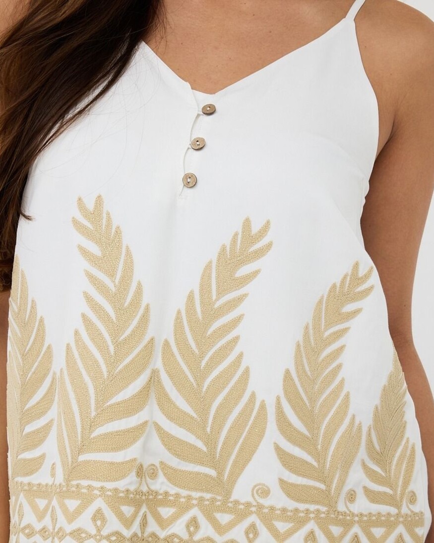 Esqualo Bria Embroidered Cami