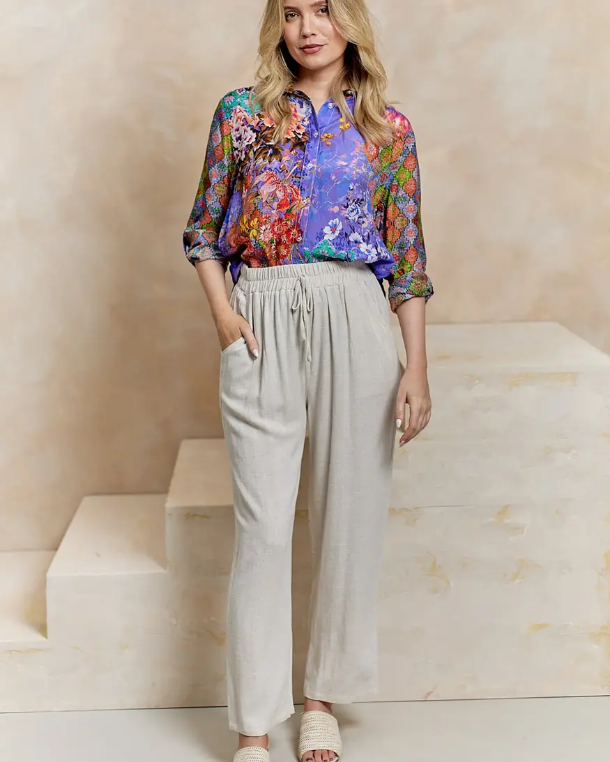 Angel Eye Tamara Viscose Silk Top