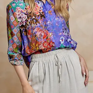 Angel Eye Tamara Viscose Silk Top