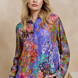 Angel Eye Tamara Viscose Silk Top