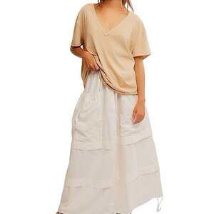 Free People Nina V-Neck Tee