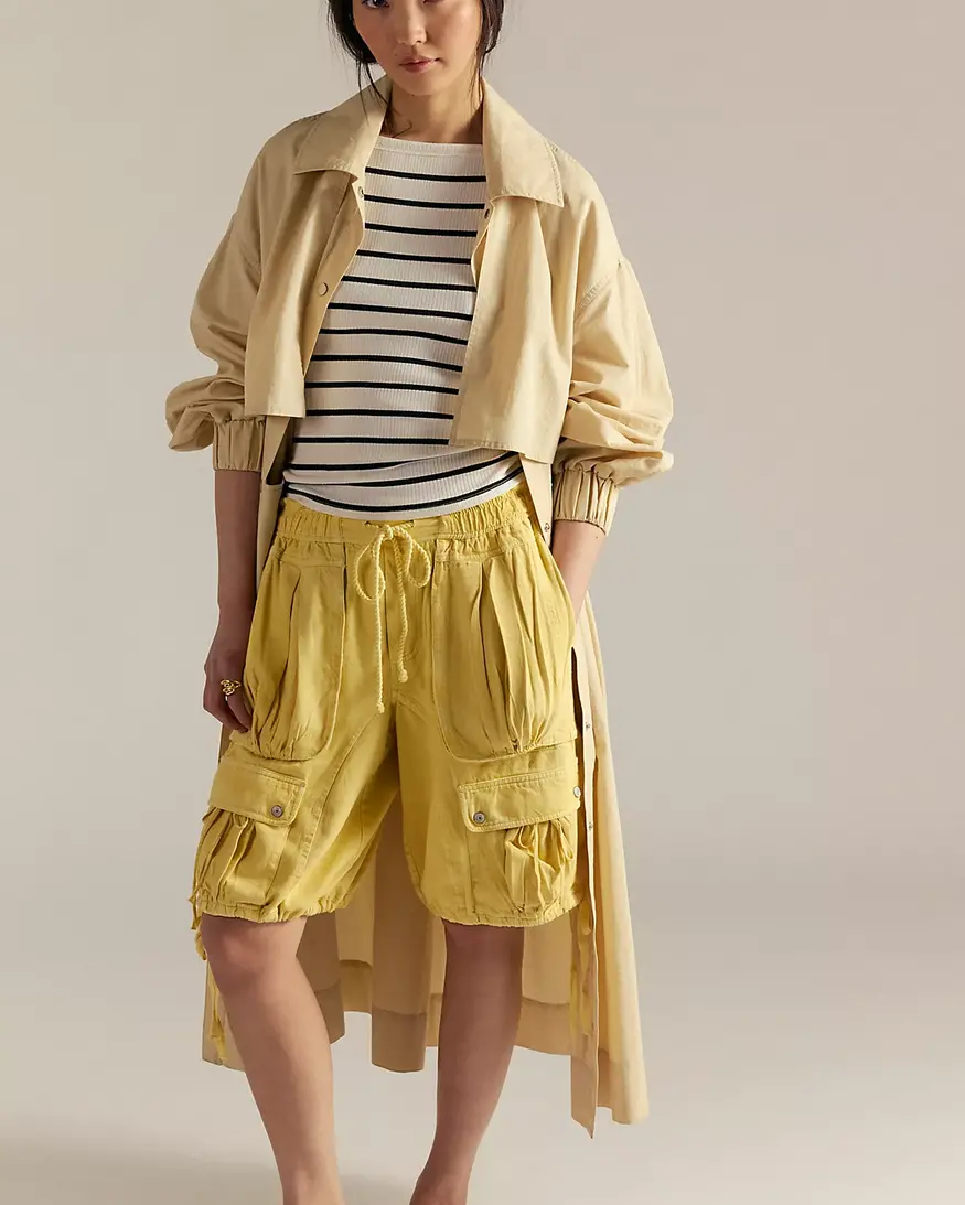 Free People Sundown Parachute Shorts
