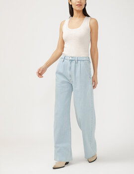 Silver Jeans - For Us Pleated Denim Trouser