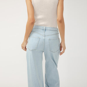 Silver Jeans - For Us Pleated Denim Trouser