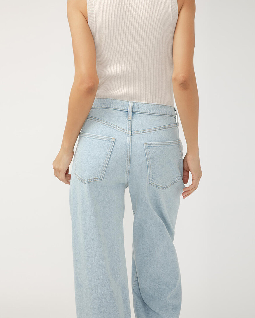 Silver Jeans - For Us Pleated Denim Trouser
