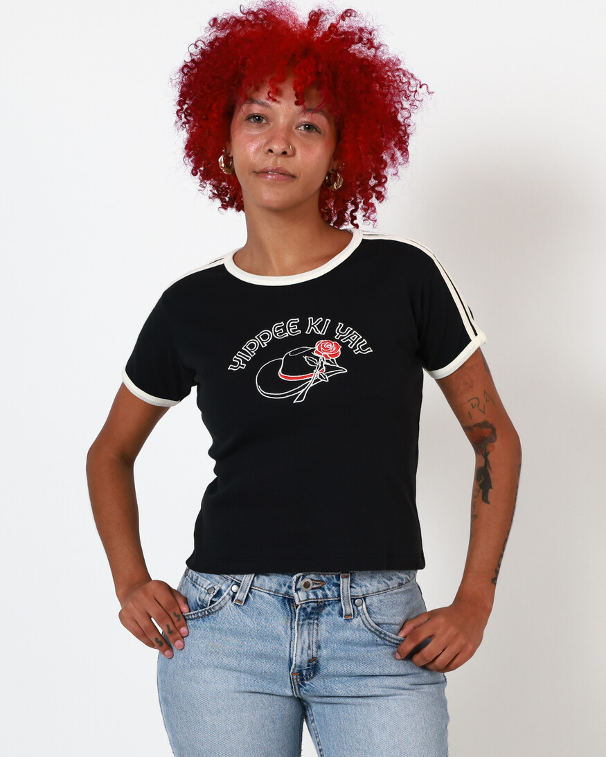 Girl Dangerous Yippee Ki Yay Baby Tee