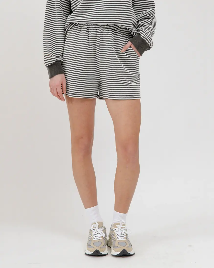 Brunette The Label Mini Stripe Classic Short