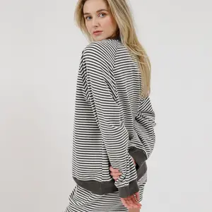 Brunette The Label Mini Stripe Classic Crew
