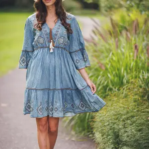 Papillon Fusha Beaded Mini Dress