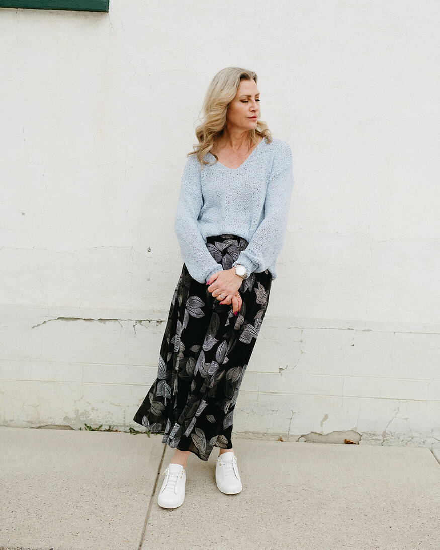 Papillon Felis Georgette Maxi Skirt