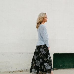 Papillon Felis Georgette Maxi Skirt