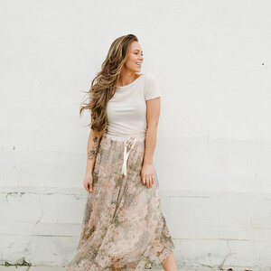 Astrid Clothing Mid Summer Woven Skirt