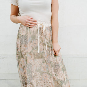 Astrid Clothing Mid Summer Woven Skirt
