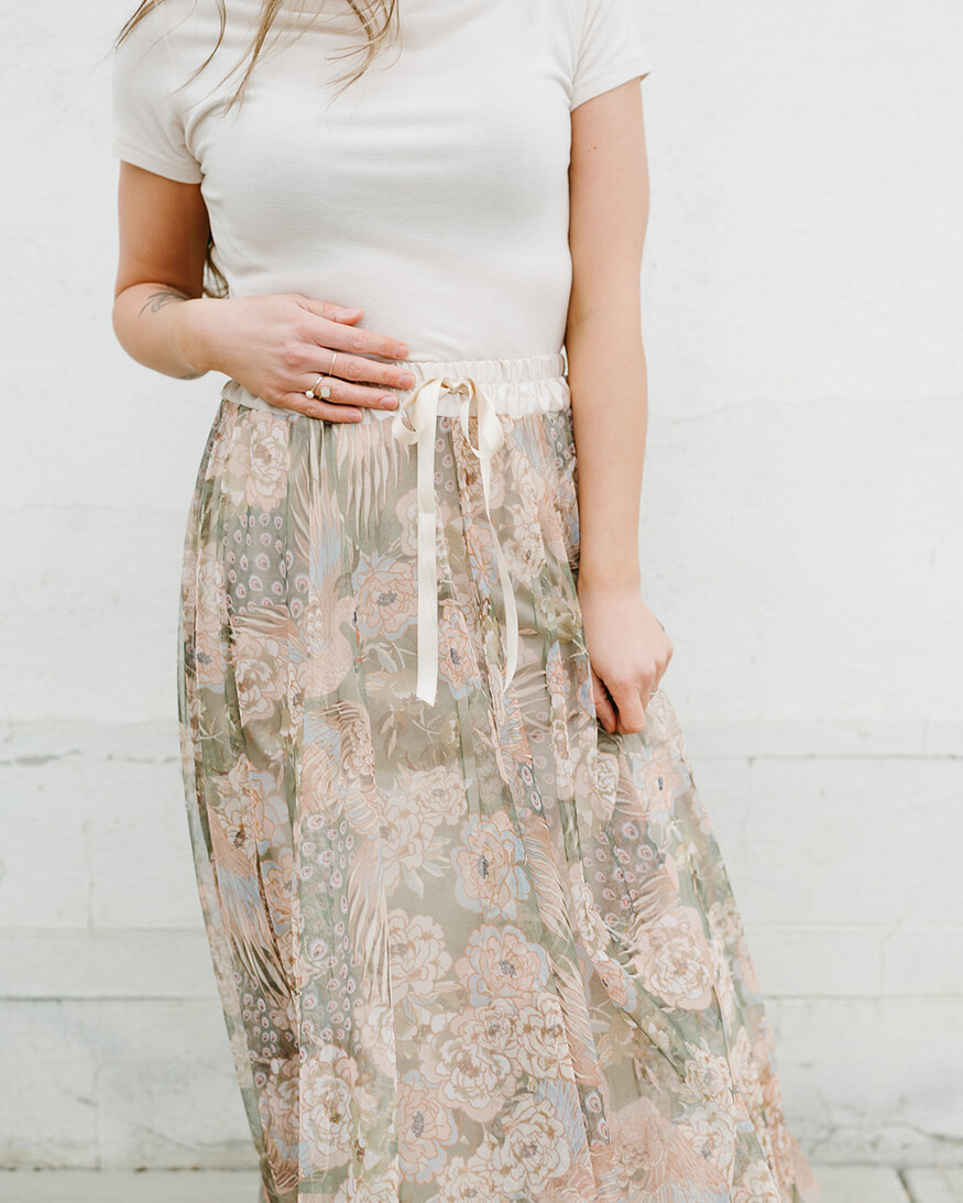 Astrid Clothing Mid Summer Woven Skirt