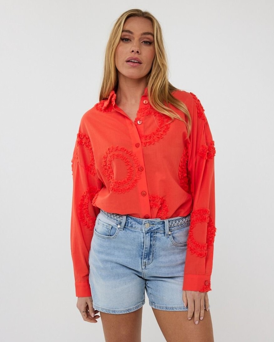 Esqualo Beckett 3D Circle Blouse