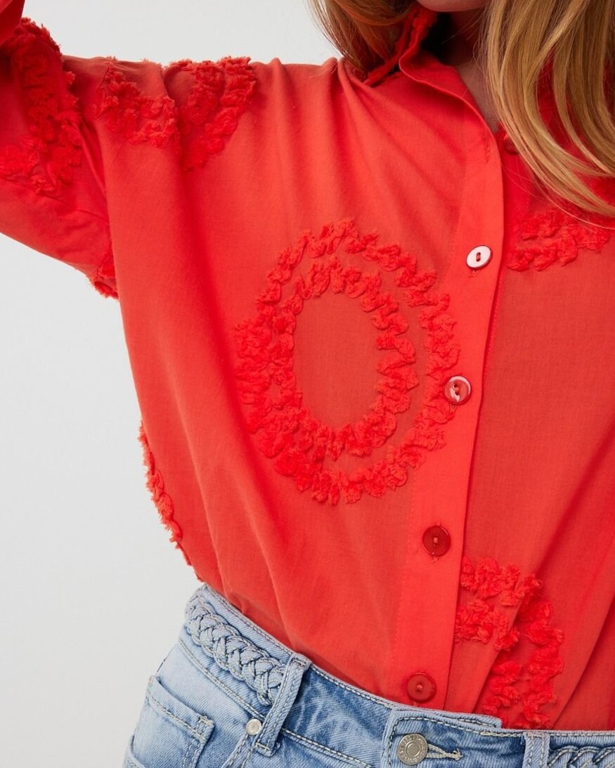 Esqualo Beckett 3D Circle Blouse