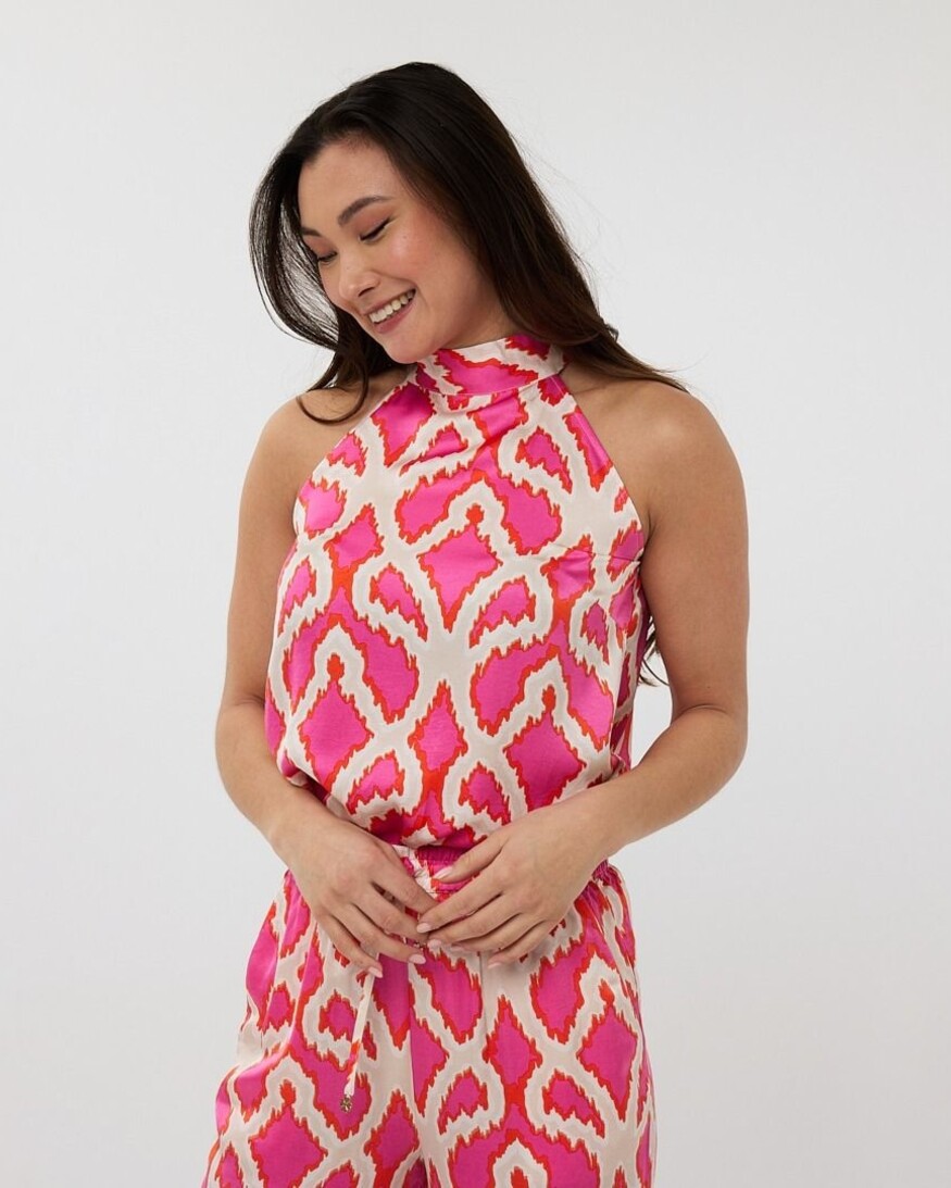 Esqualo Blossom Halter Top