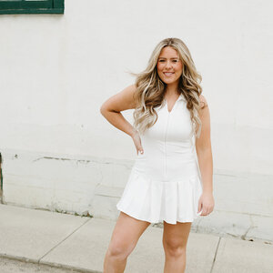 RD Style Diabelle Polo Pleat Mini Dress