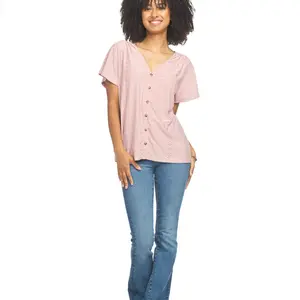 Papillon Fabiola Stretch Eyelet T-Shirt