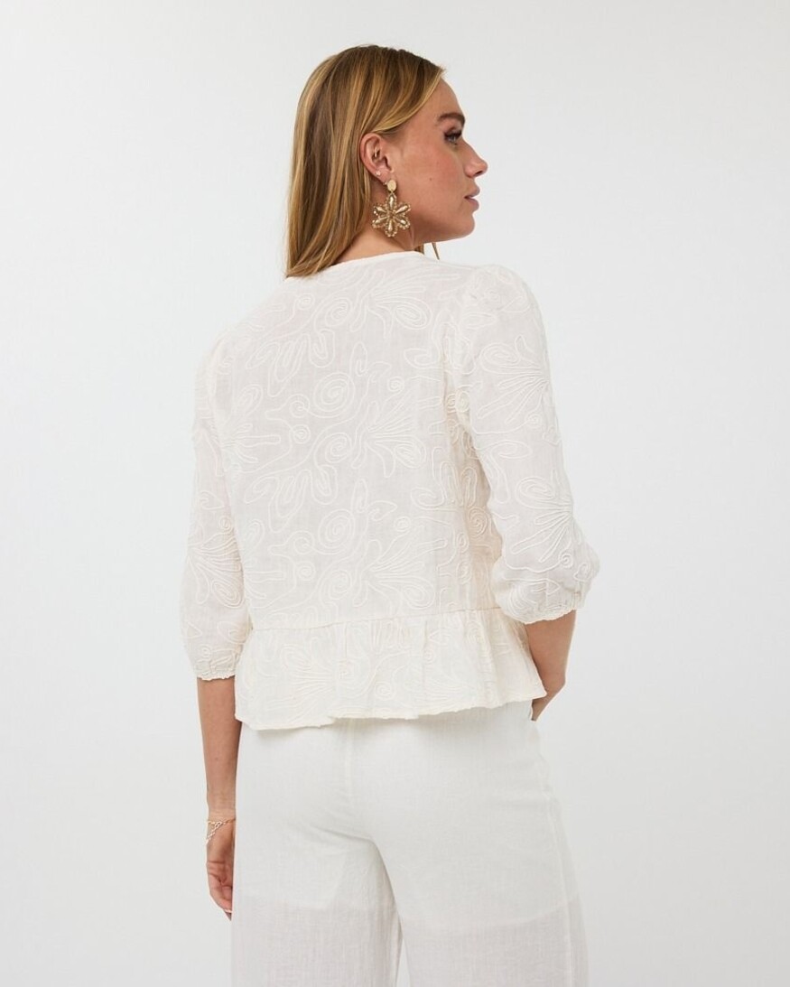 Esqualo Brinley Bow Blouse
