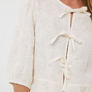 Esqualo Brinley Bow Blouse