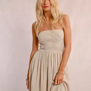 Molly Bracken Strapless Smock Dress