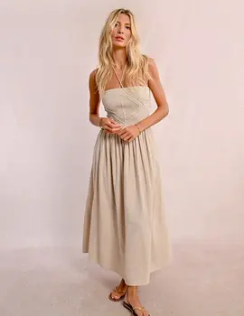 Molly Bracken Strapless Smock Dress