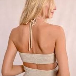 Molly Bracken Strapless Smock Dress