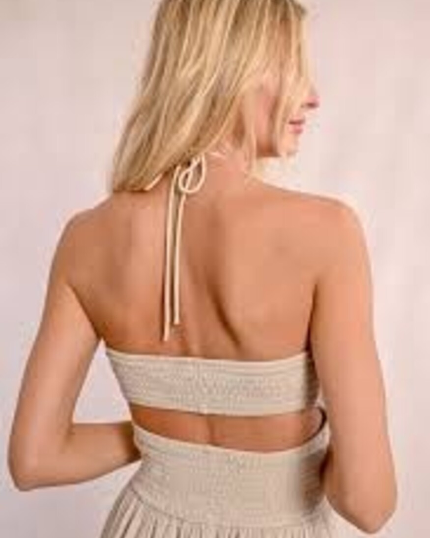 Molly Bracken Strapless Smock Dress