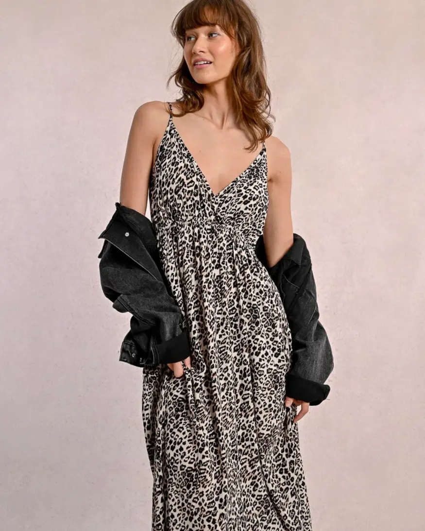 Molly Bracken Leopard Print Maxi
