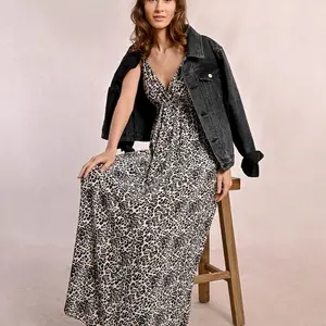 Molly Bracken Leopard Print Maxi