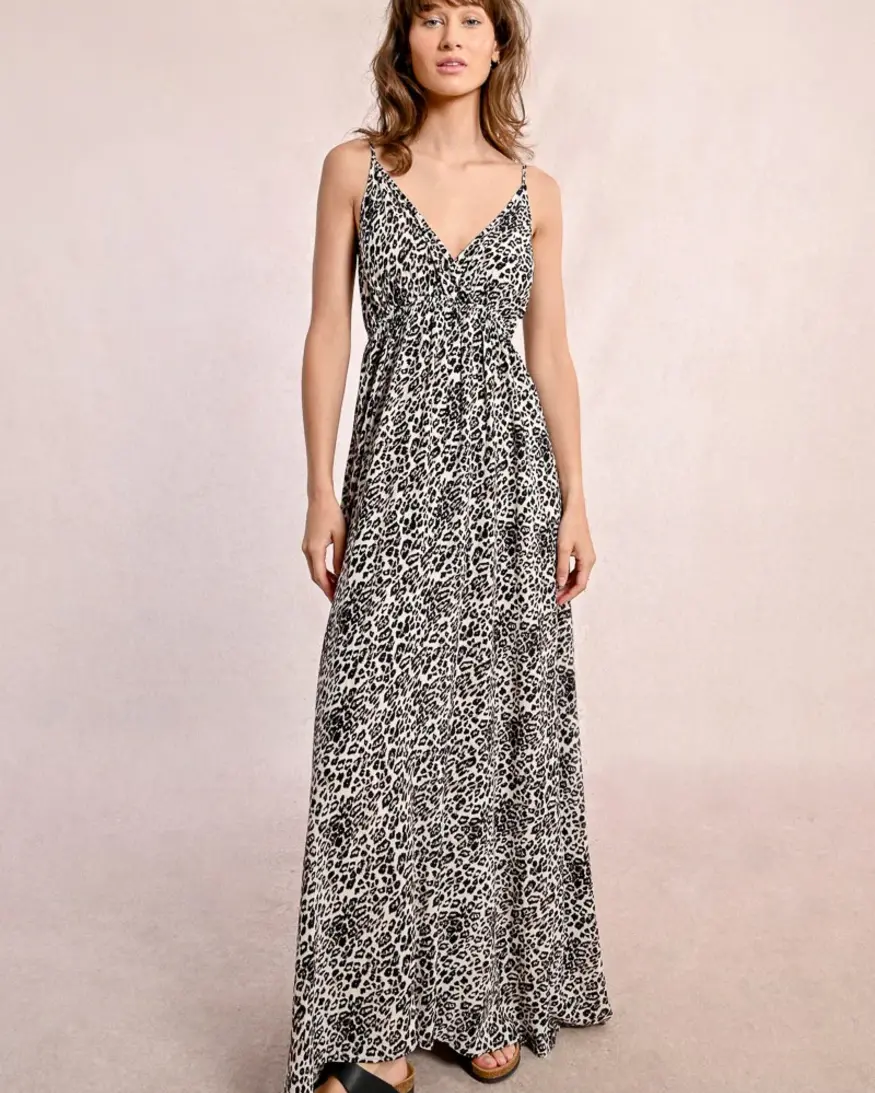 Molly Bracken Leopard Print Maxi