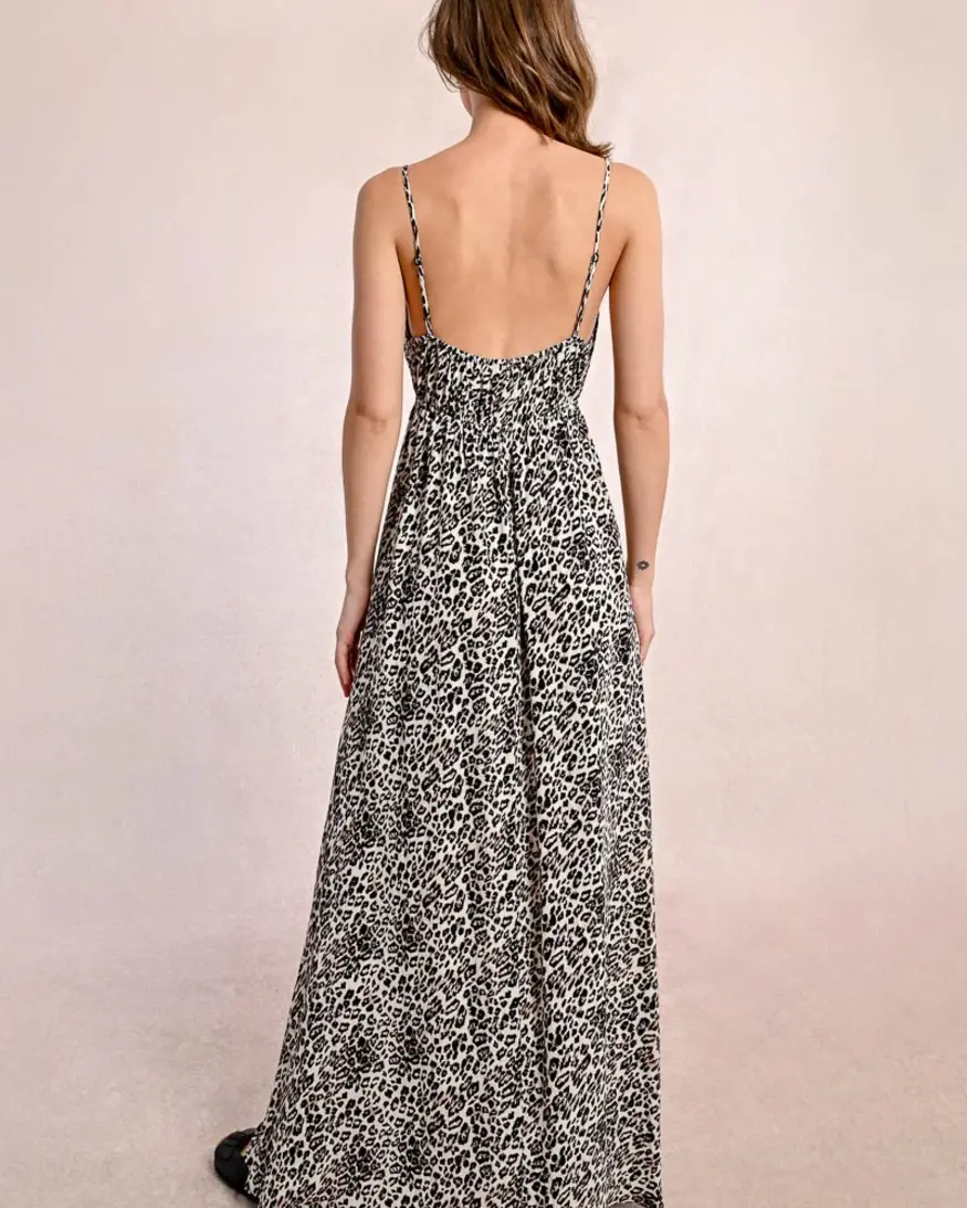 Molly Bracken Leopard Print Maxi