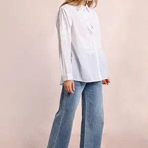 Molly Bracken Oversize Embroidered Button Down