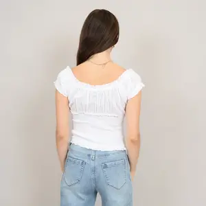 RD Style Mica Shirred Top