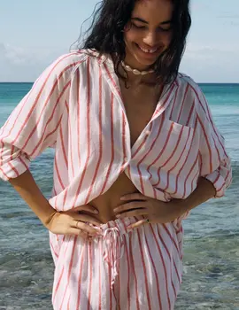 Z-Supply The Perfect Linen Stripe Top