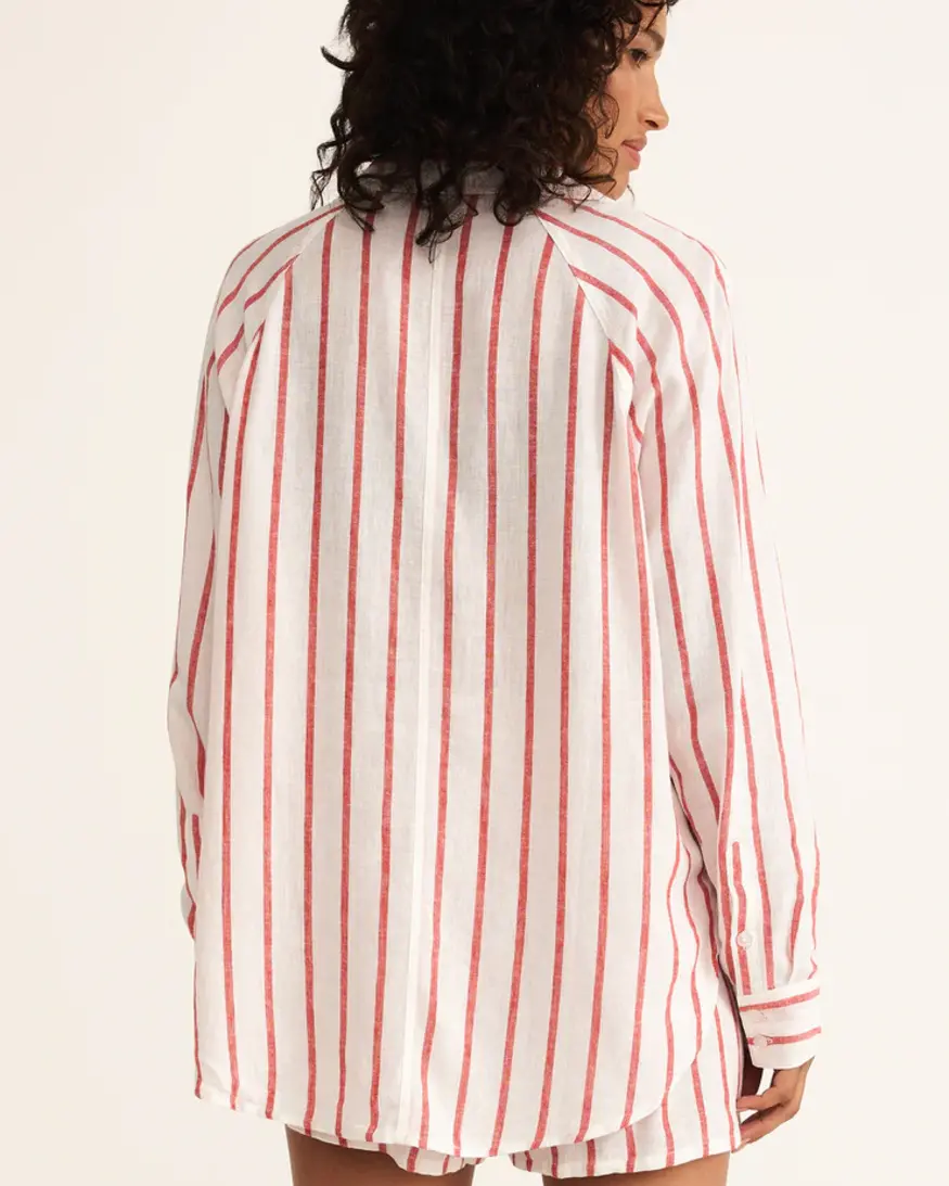 Z-Supply The Perfect Linen Stripe Top