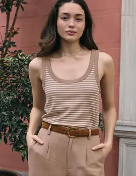 Z-Supply Elin Stripe Rib Tank