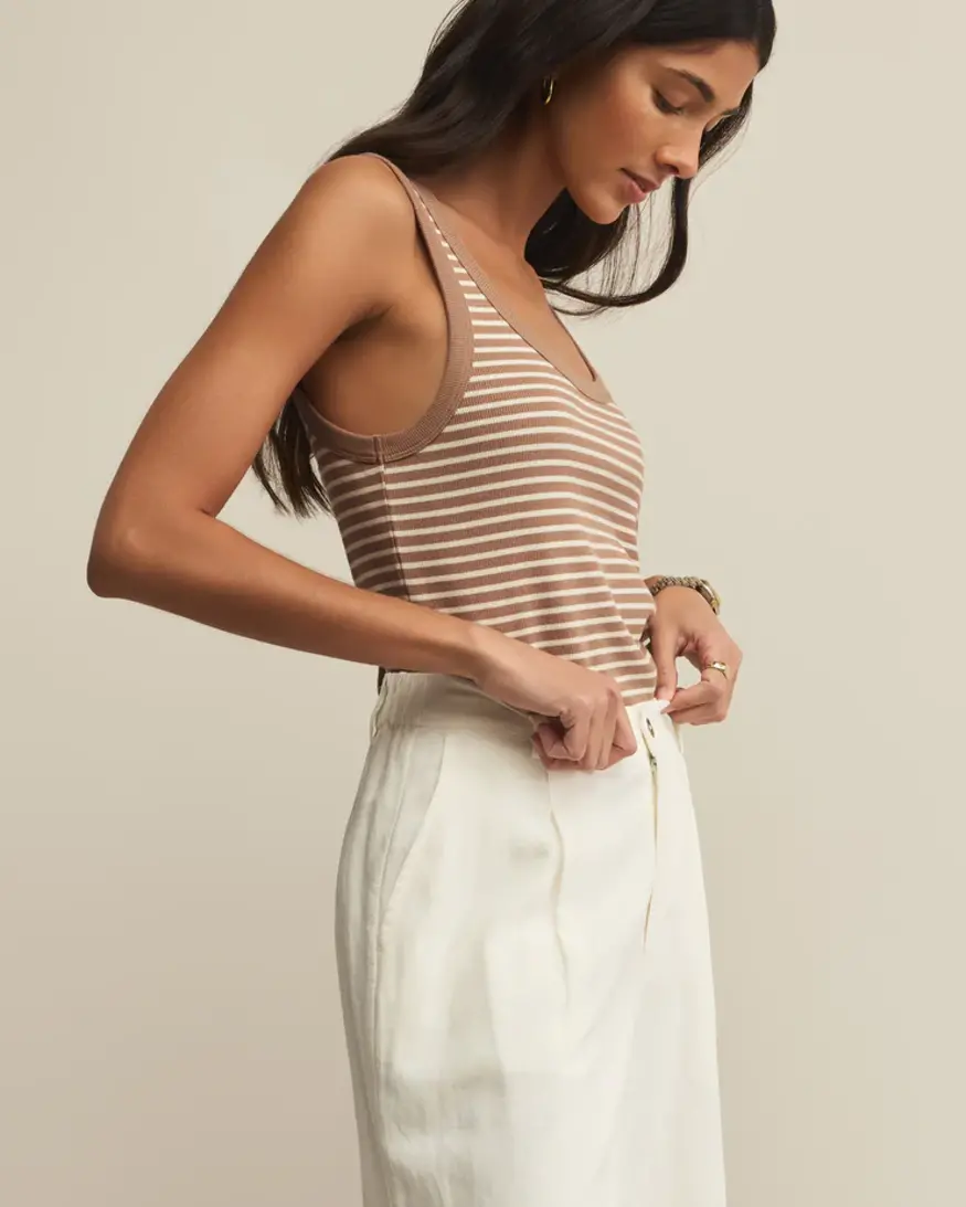 Z-Supply Elin Stripe Rib Tank