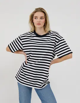 Brunette The Label Oversized Boxy Tee