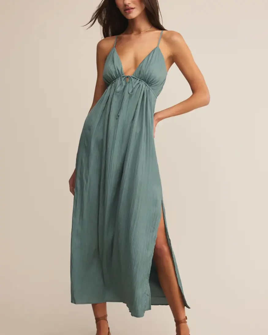 Z-Supply Manon Satin Maxi Dress