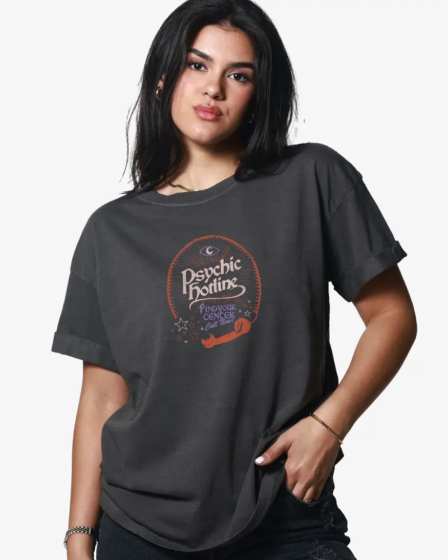 Girl Dangerous Psychic Hotline Boyfriend Tee