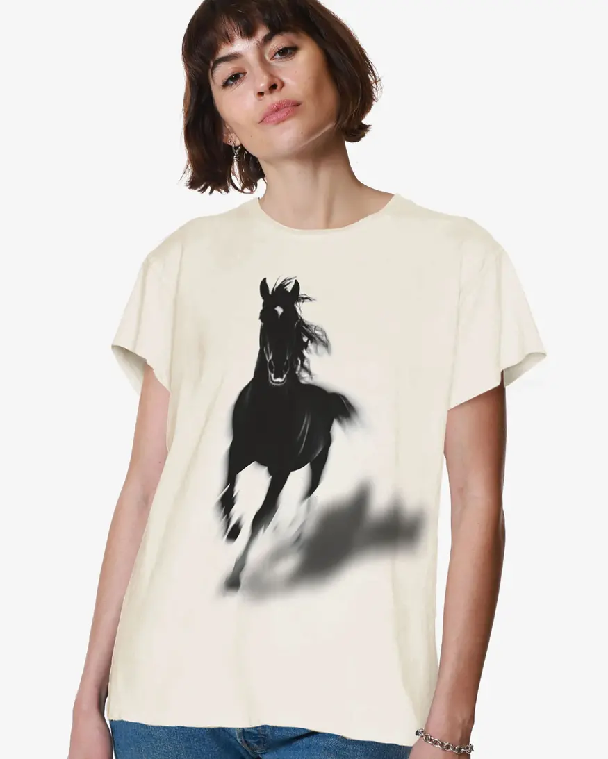 Girl Dangerous Wild Horse Vintage Tee
